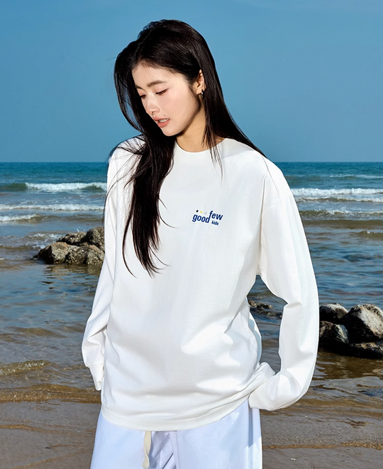 AFGK Mindset Slogan Printed Long Sleeved Tee