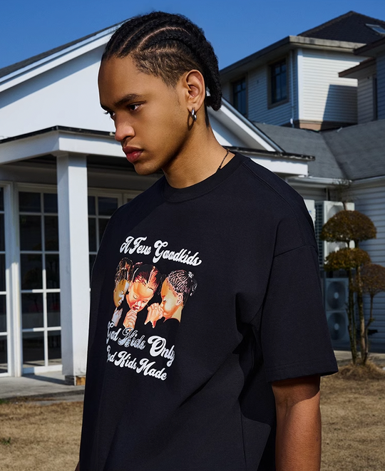 AFGK Three Kids Prayer Logo Tee