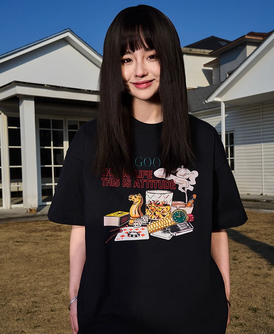 AFGK Cigarette Vintage Party Graphic Tee