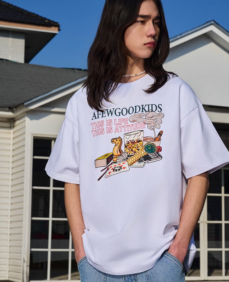 AFGK Cigarette Vintage Party Graphic Tee