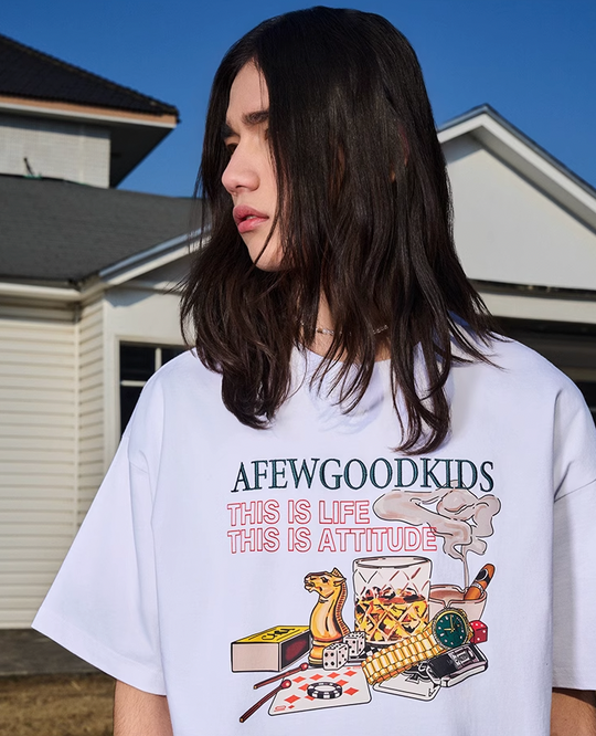 AFGK Cigarette Vintage Party Graphic Tee