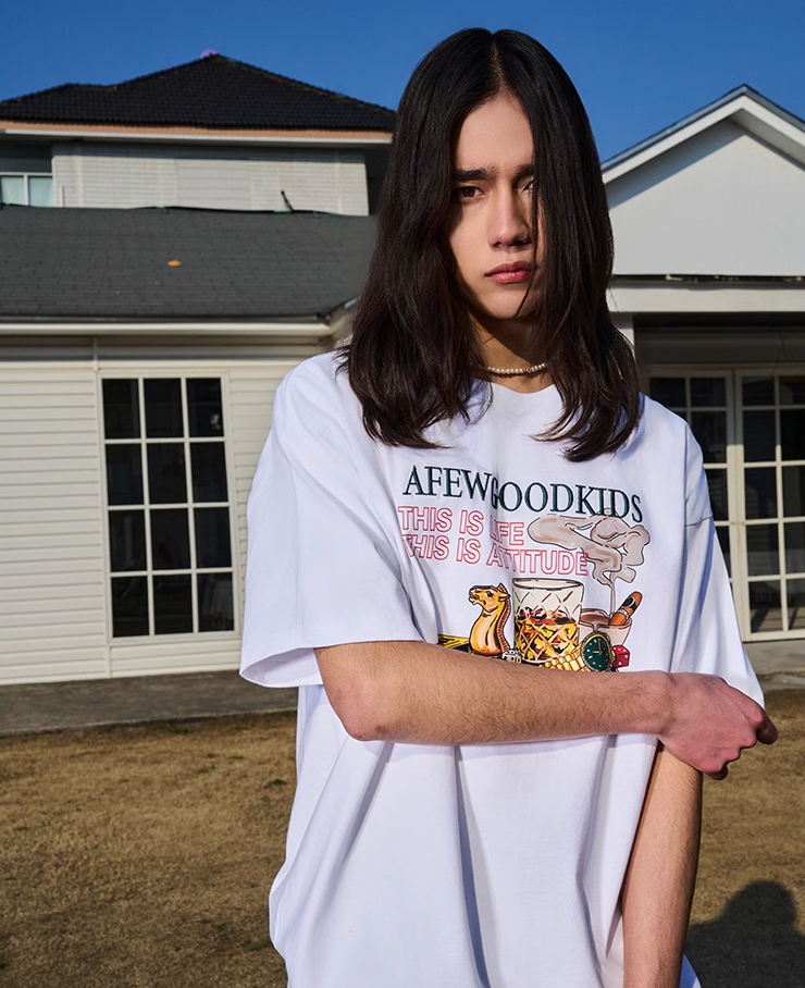 AFGK Cigarette Vintage Party Graphic Tee