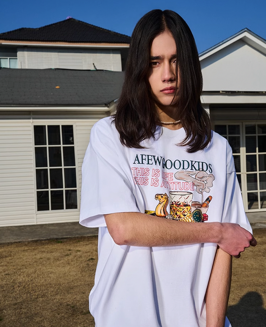 AFGK Cigarette Vintage Party Graphic Tee