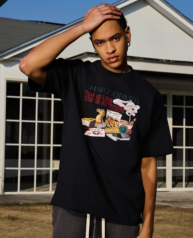 AFGK Cigarette Vintage Party Graphic Tee