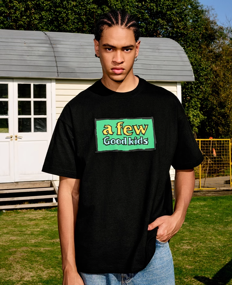 AFGK Graffiti Printing Logo Tee