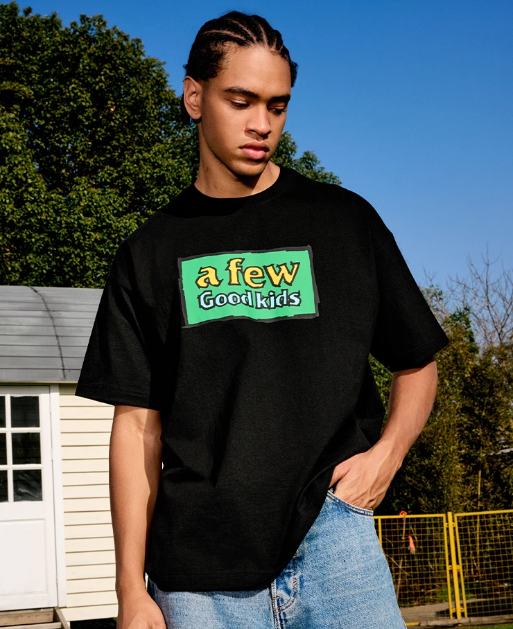 AFGK Graffiti Printing Logo Tee