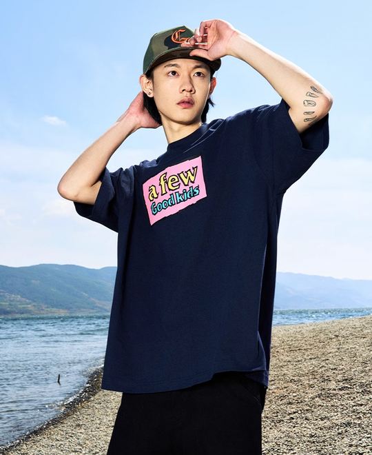 AFGK Graffiti Printing Logo Tee