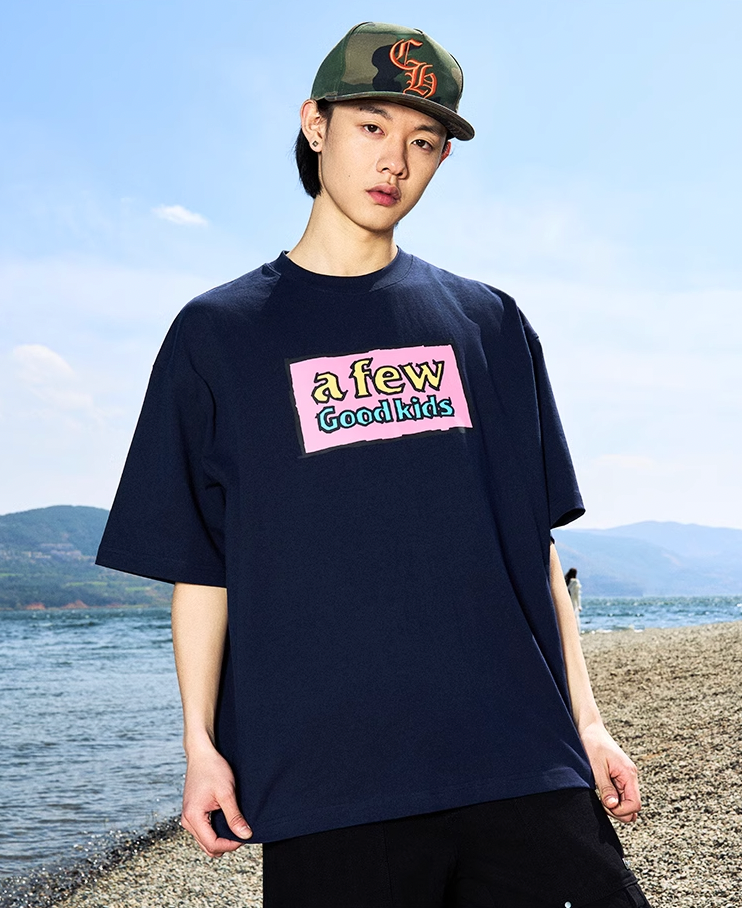 AFGK Graffiti Printing Logo Tee