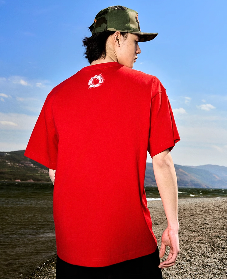 AFGK Swoosh Letter Love Print Tee