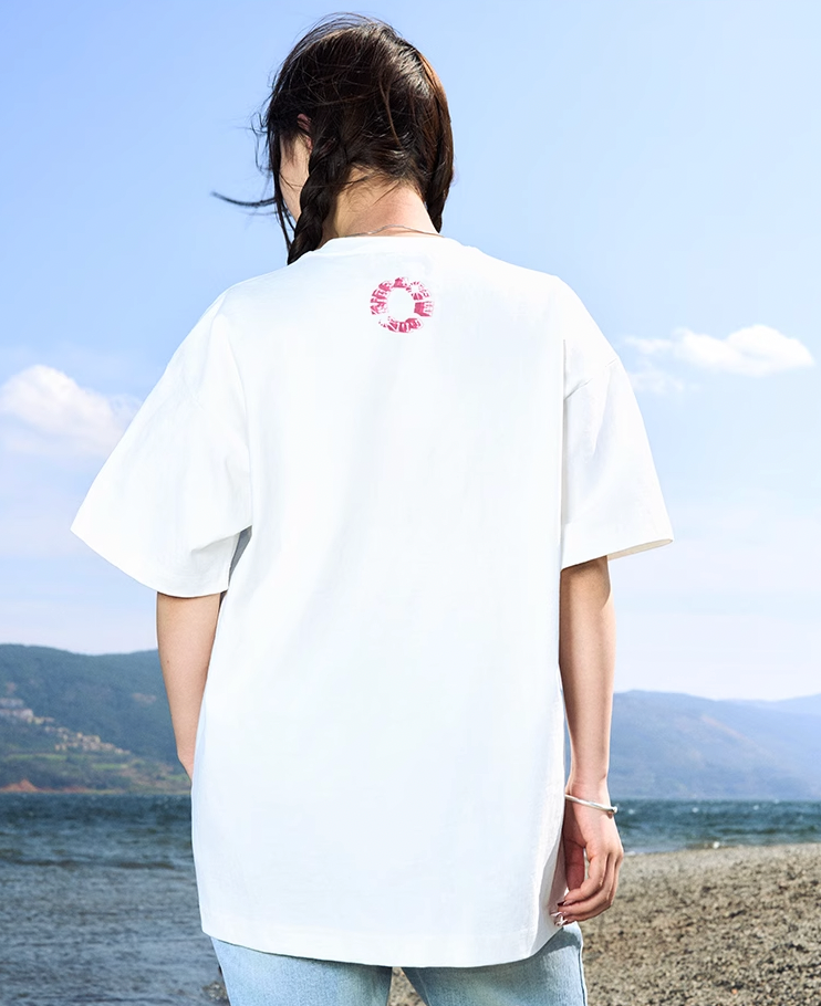 AFGK Swoosh Letter Love Print Tee