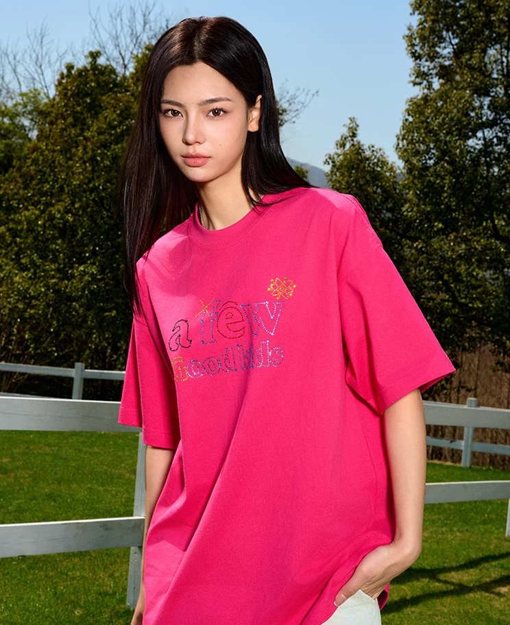 AFGK Neon Stars Hot Diamond Ring Logo Tee