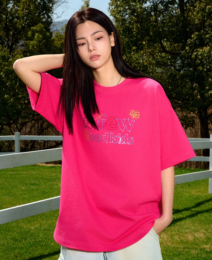 AFGK Neon Stars Hot Diamond Ring Logo Tee