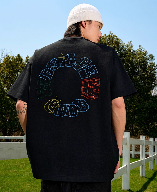 AFGK Neon Stars Hot Diamond Ring Logo Tee