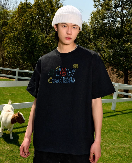 AFGK Neon Stars Hot Diamond Ring Logo Tee