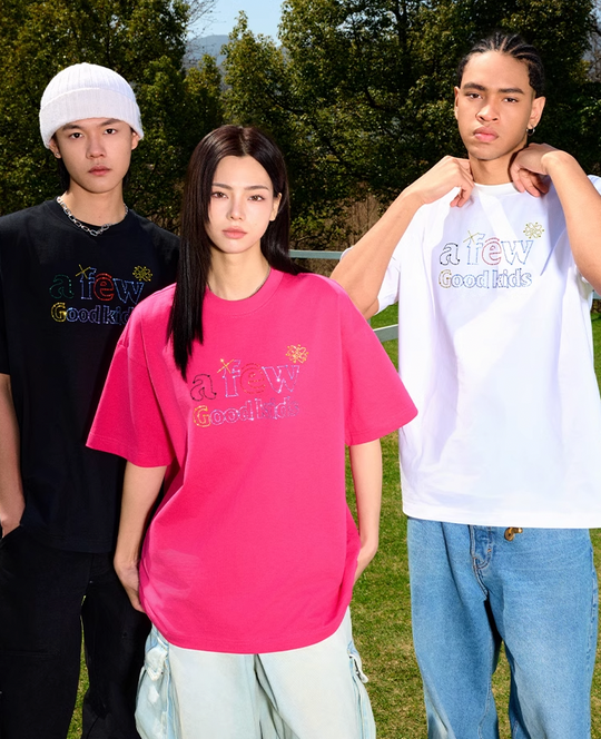 AFGK Neon Stars Hot Diamond Ring Logo Tee