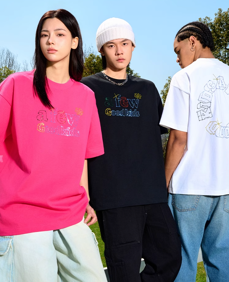 AFGK Neon Stars Hot Diamond Ring Logo Tee