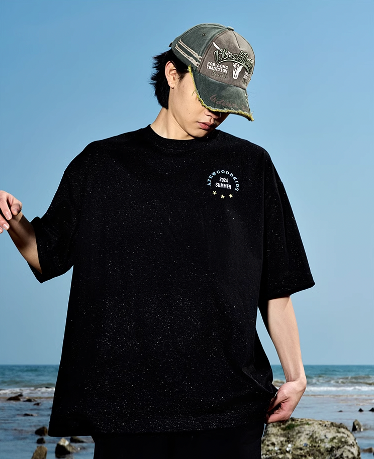 AFGK Star Embroidery Tee