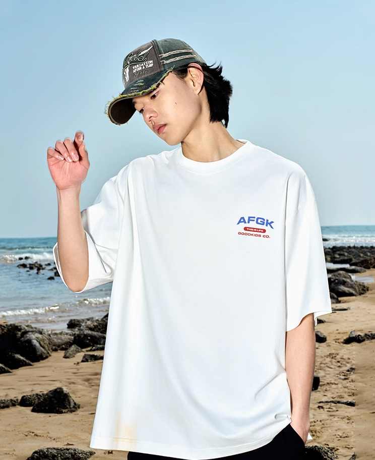 AFGK Letters Logo Printing Tee