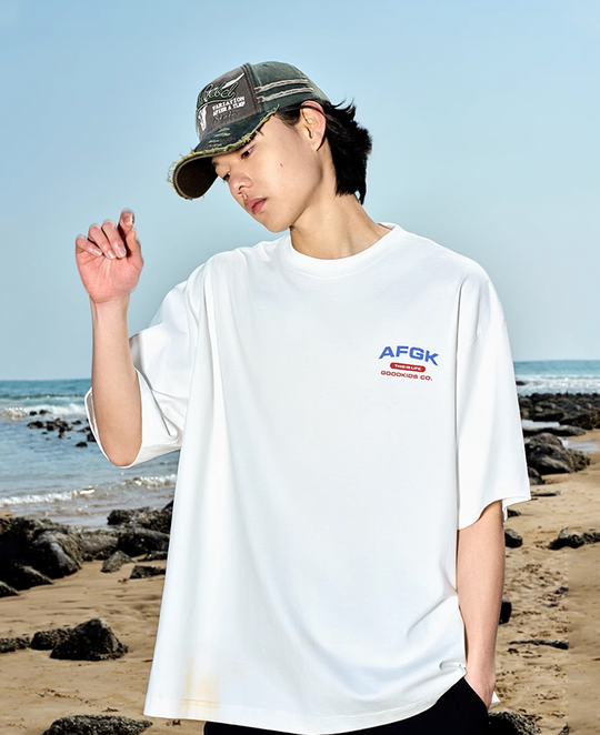 AFGK Letters Logo Printing Tee