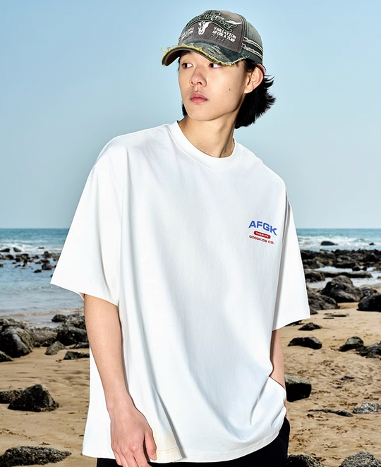 AFGK Letters Logo Printing Tee