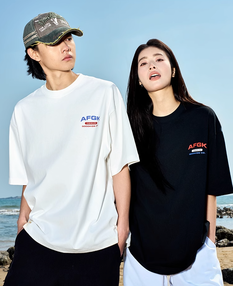 AFGK Letters Logo Printing Tee