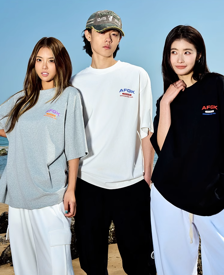 AFGK Letters Logo Printing Tee