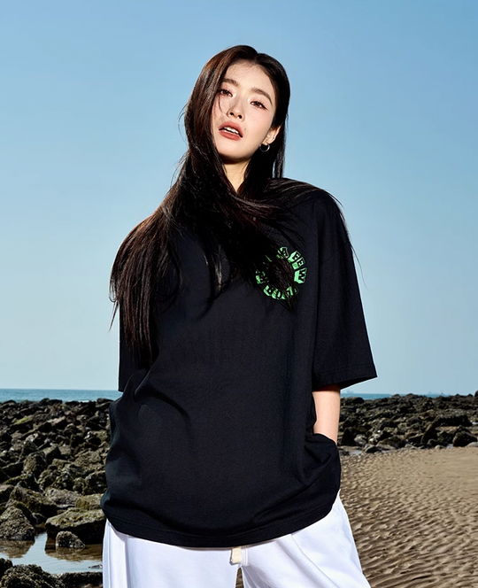 AFGK Slogan Letter Printed Tee