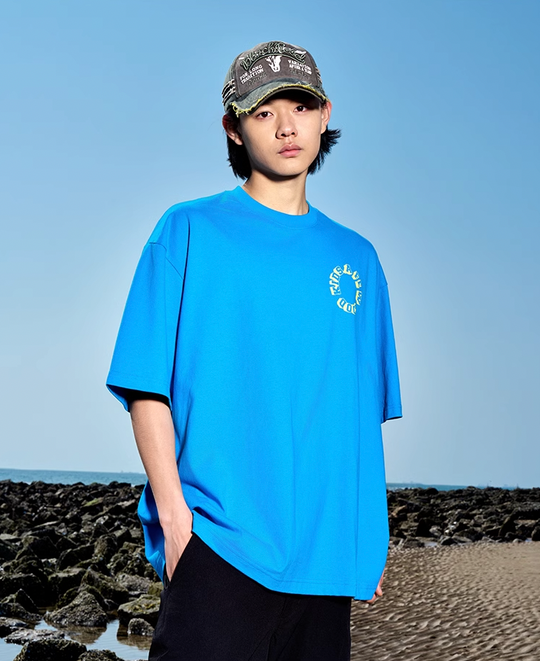 AFGK Slogan Letter Printed Tee