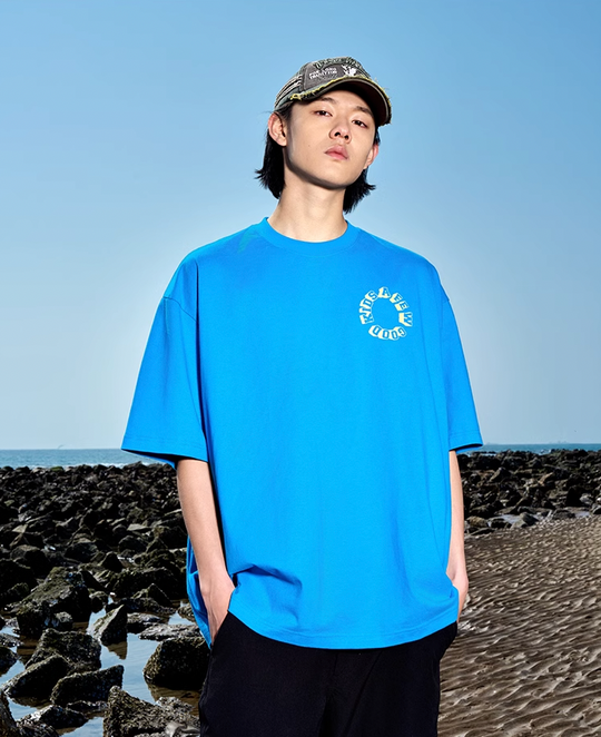 AFGK Slogan Letter Printed Tee