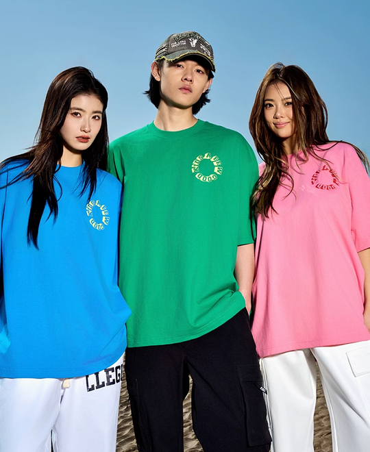 AFGK Slogan Letter Printed Tee