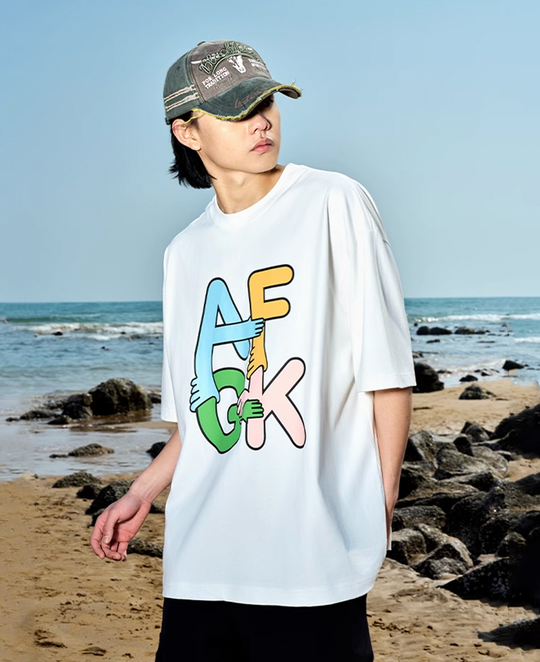 AFGK Good Kids Holding Hands Fun Printed Tee