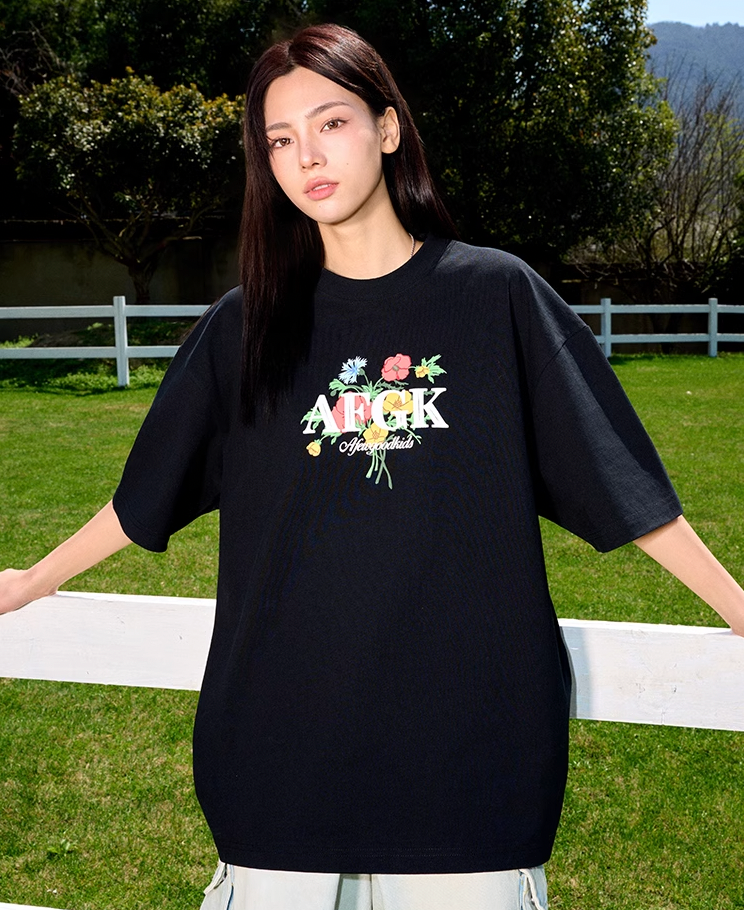 AFGK Bouquet Printed Tee