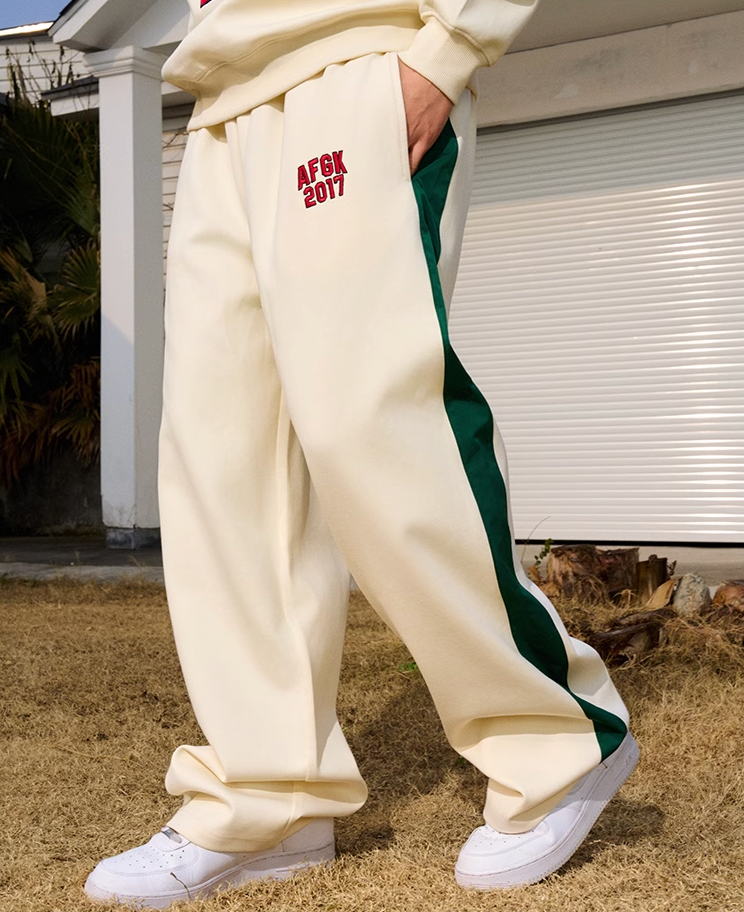 AFGK Patchwork Color Blocking Sweat Pants