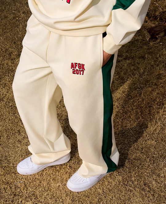 AFGK Patchwork Color Blocking Sweat Pants