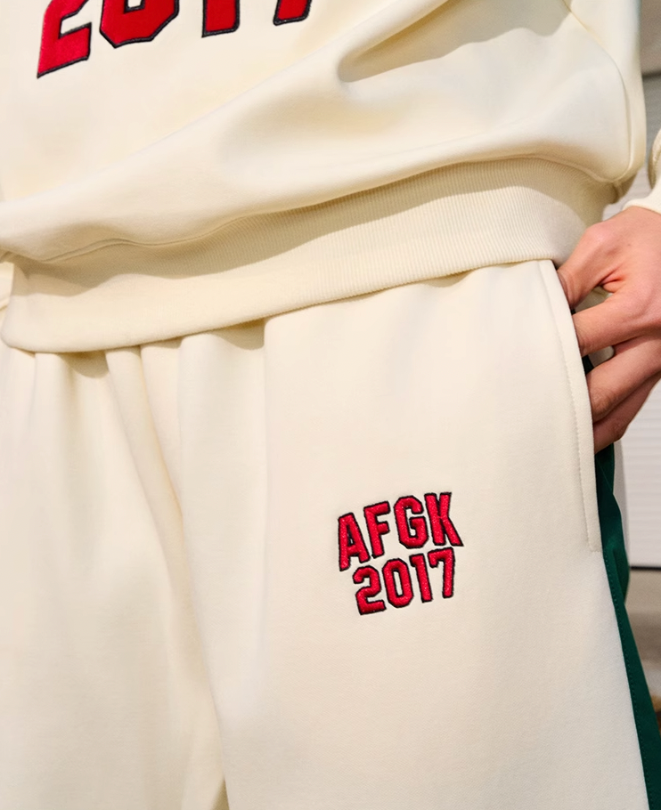 AFGK Patchwork Color Blocking Sweat Pants