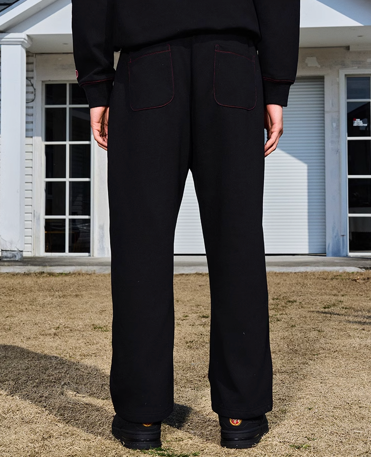 AFGK Love Heart Logo Embroidery Sweat Pants