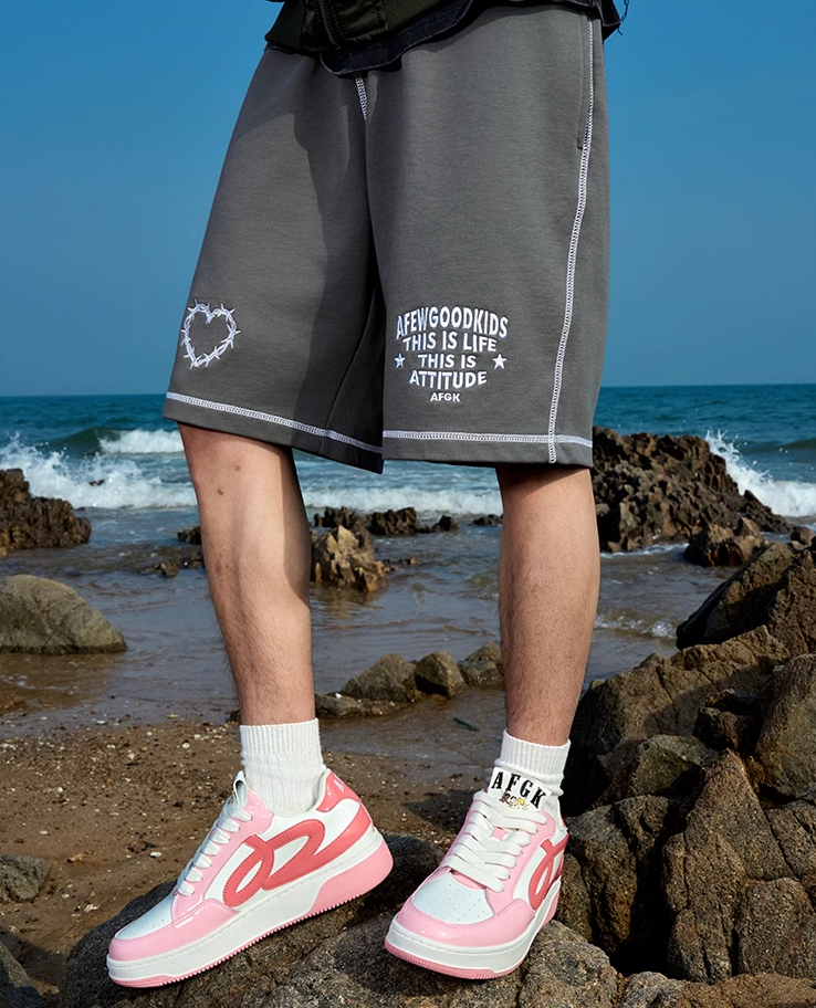 AFGK Bright Line Sweat Shorts