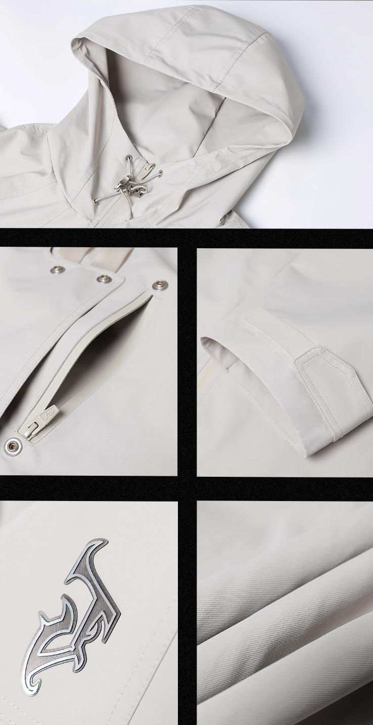 JHYQ Functional Wind Multi Pocket Hooded Rushing Jacket