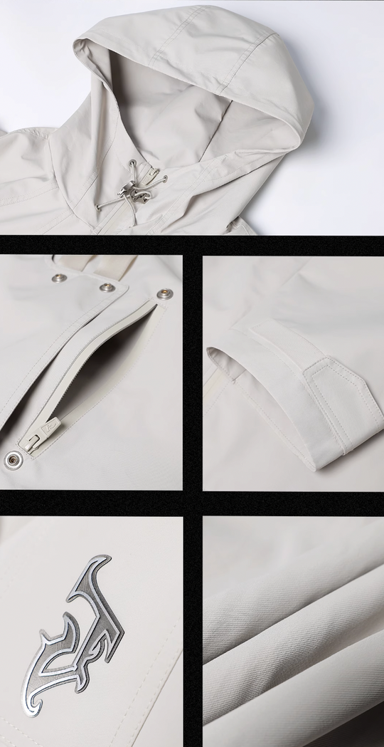 JHYQ Functional Wind Multi Pocket Hooded Rushing Jacket