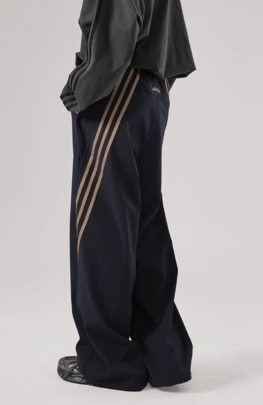JHYQ Sports Striped Paratrooper Pants
