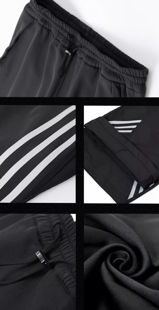 JHYQ Sports Striped Paratrooper Pants