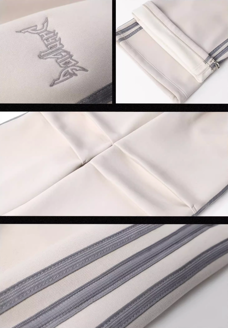 JHYQ Striped Loose Sports Paratrooper Sweatpants