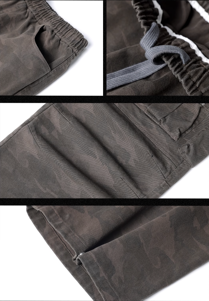 JHYQ Camouflage Multi Pocket Work Cargo Pants