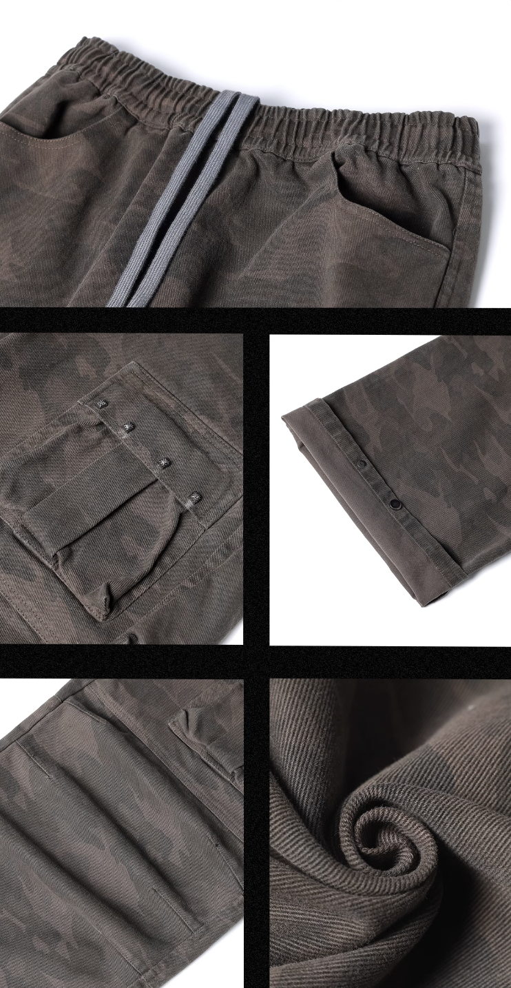 JHYQ Camouflage Multi Pocket Work Cargo Pants