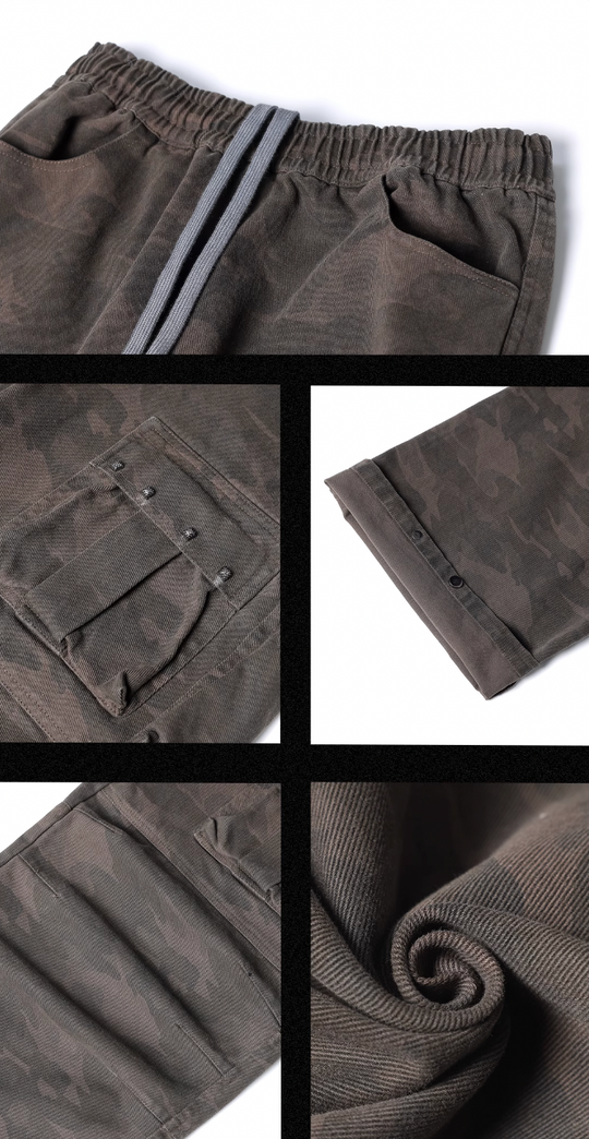 JHYQ Camouflage Multi Pocket Work Cargo Pants