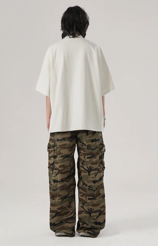 JHYQ Striped Camouflage Work Cargo Pants