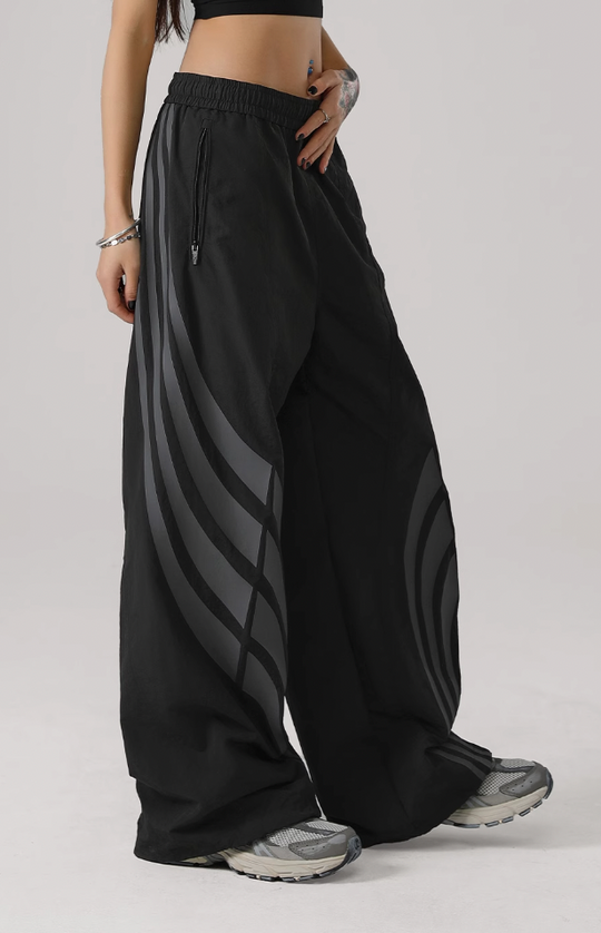 JHYQ Striped Paratrooper Sports Pants