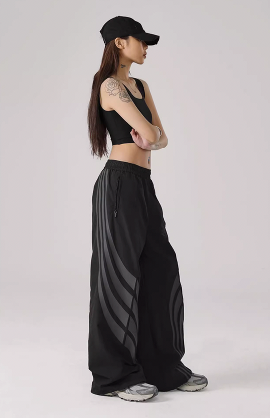 JHYQ Striped Paratrooper Sports Pants