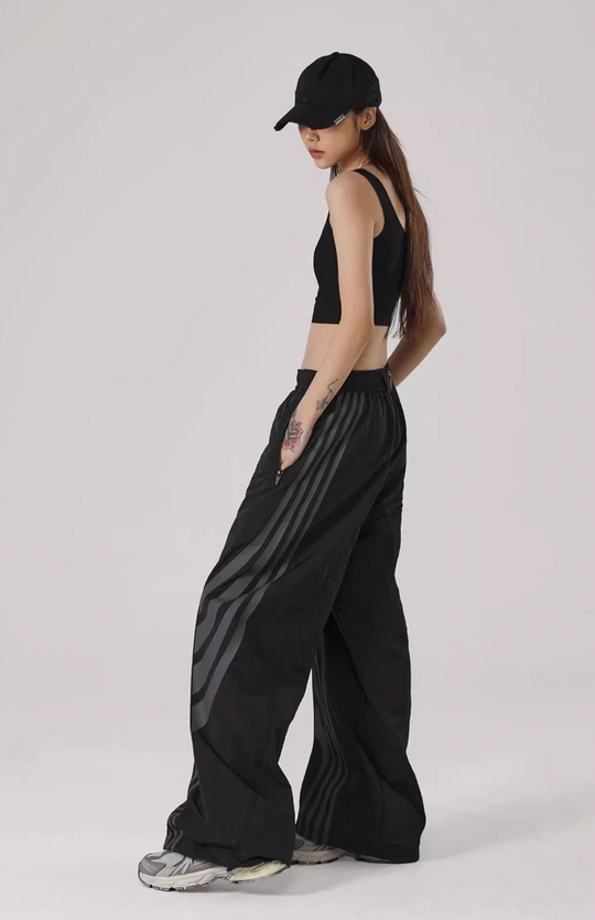 JHYQ Striped Paratrooper Sports Pants