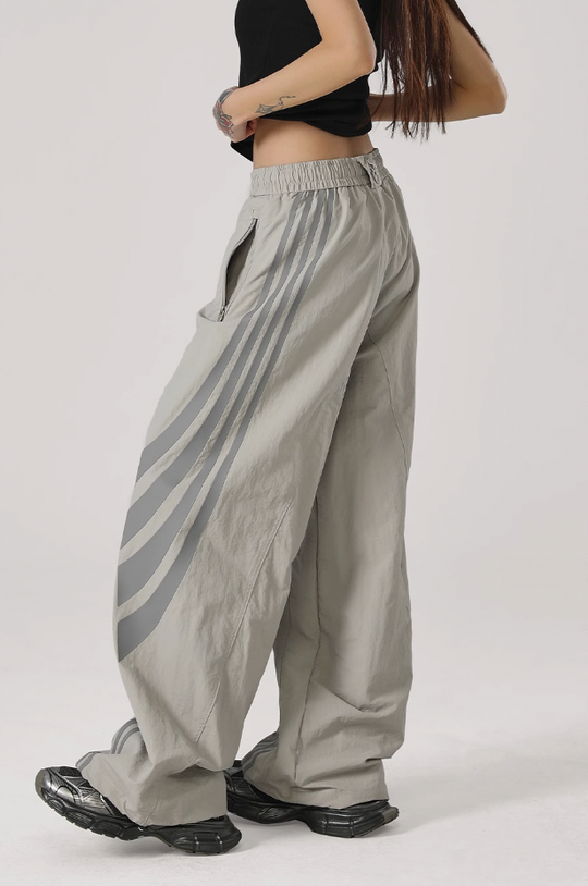 JHYQ Striped Paratrooper Sports Pants